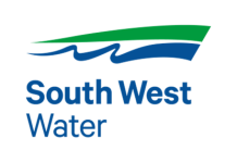 Logo text reads: 'South West Water'